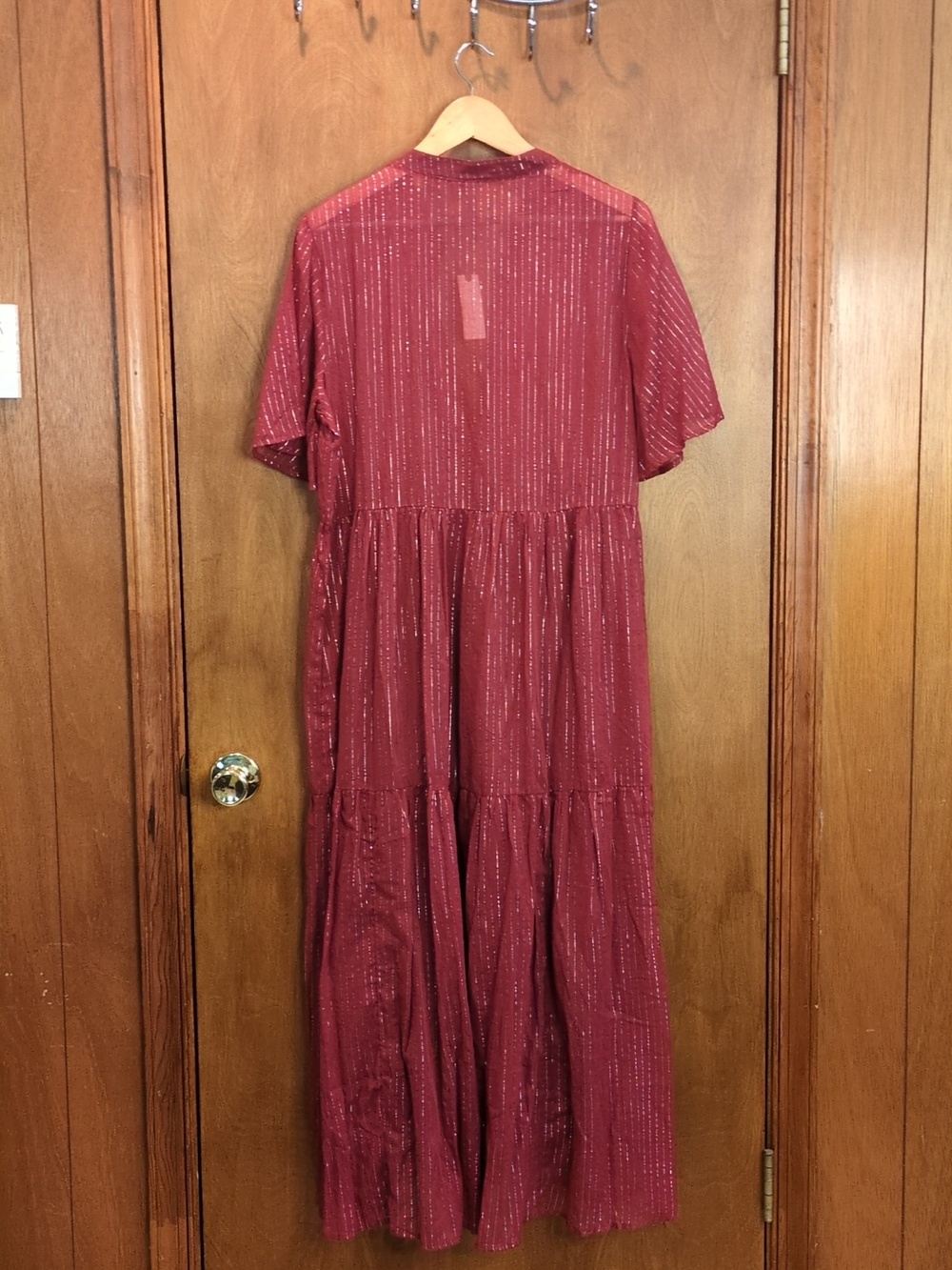 Anthropologie The Kallie Flowy Maxi Dress: Lurex Edition - Picture 8 of 12
